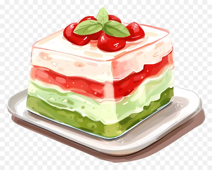 Spumoni，Kue Berlapis PNG