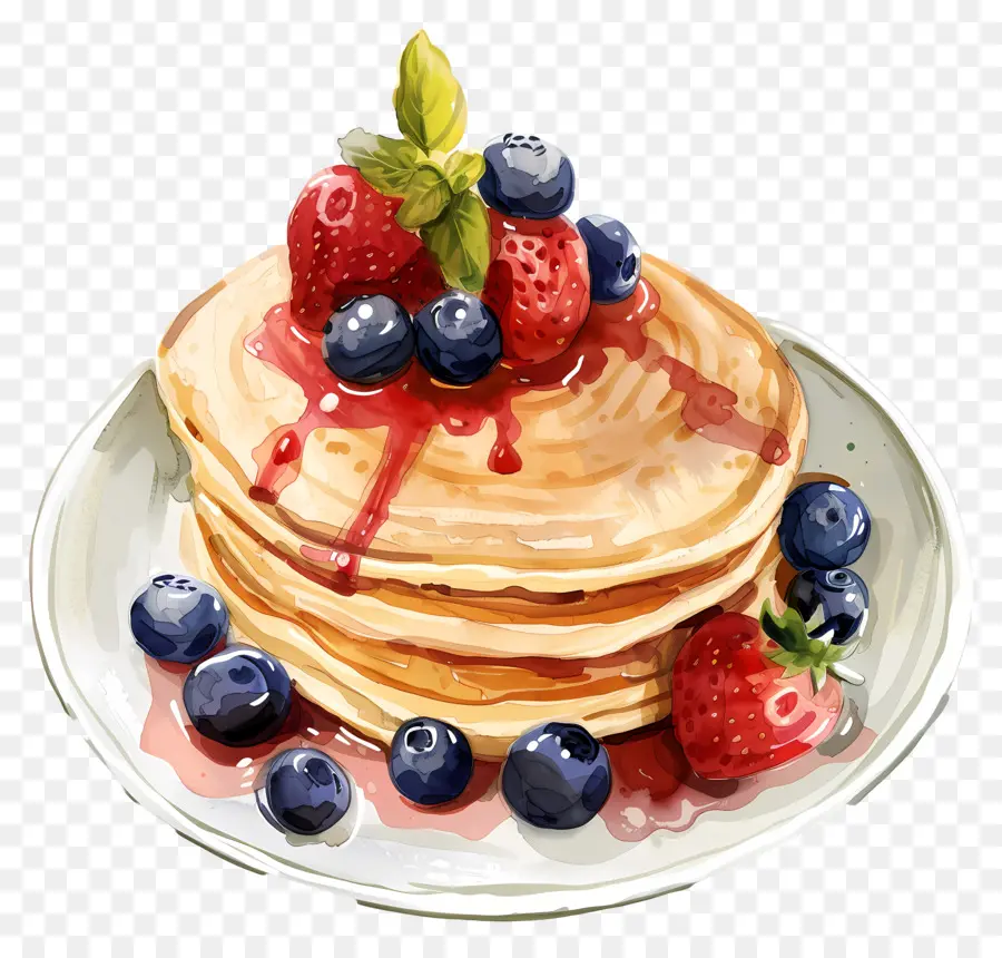 Pancake，Buah Beri PNG