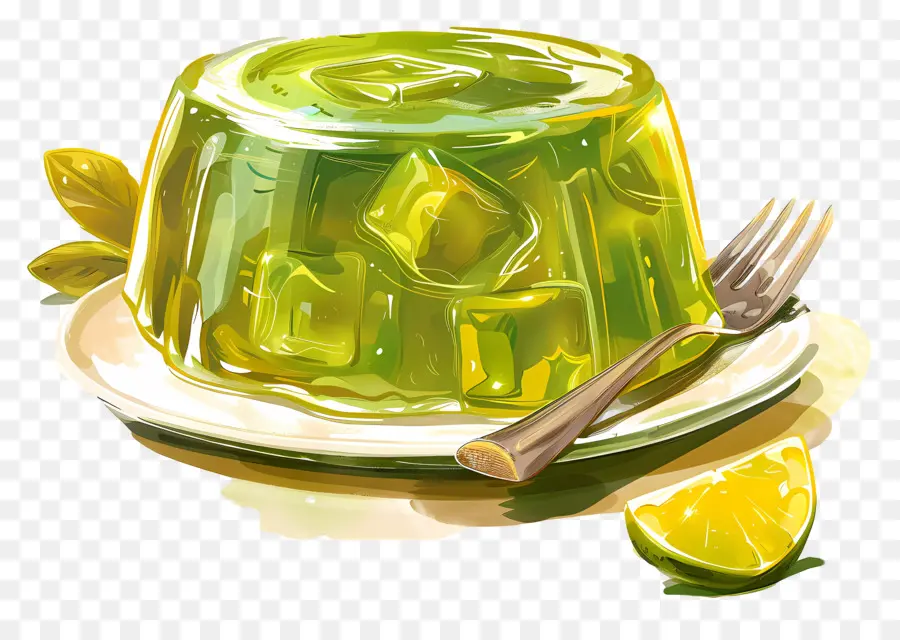 Jello，Jeli Hijau PNG