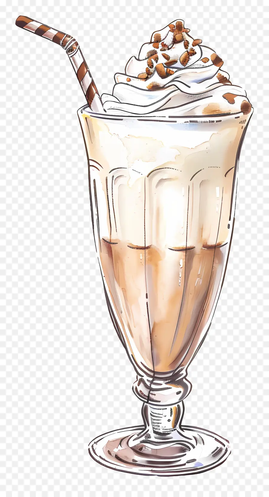 Minuman Kocok Susu，Milkshake Coklat PNG