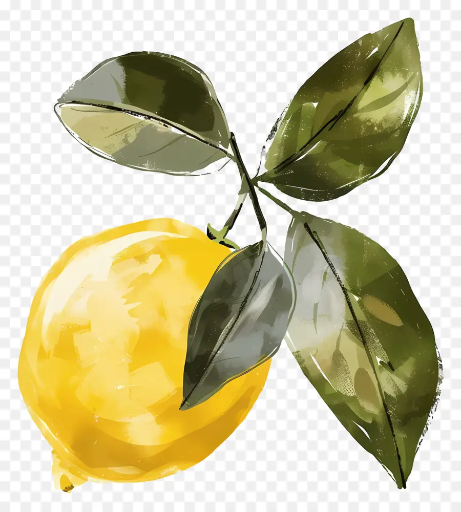 Jeruk Nipis，Lemon Kuning PNG