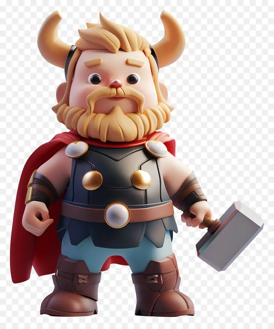 Kartun 3d，Viking PNG