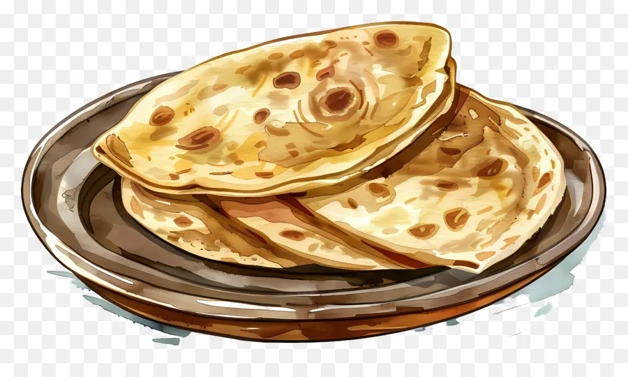 Chapati，Roti Pipih PNG