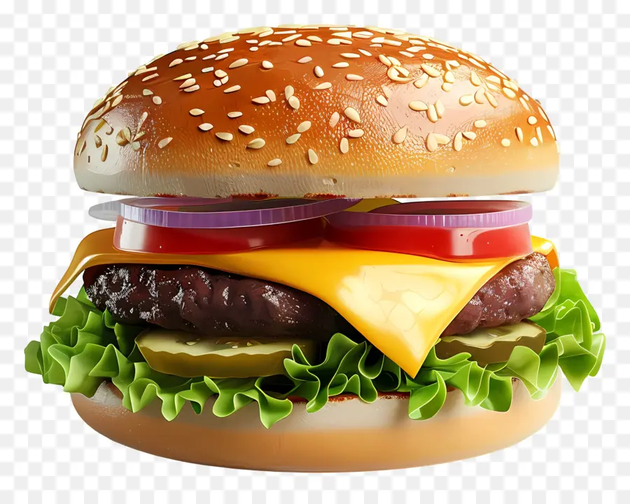 Hamburger，Burgernya PNG