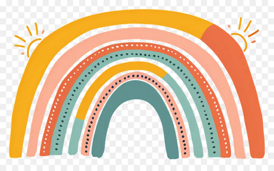 Pelangi，Berwarna Warni PNG