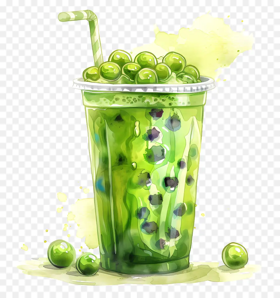 Teh Gelembung Matcha，Teh Hijau PNG