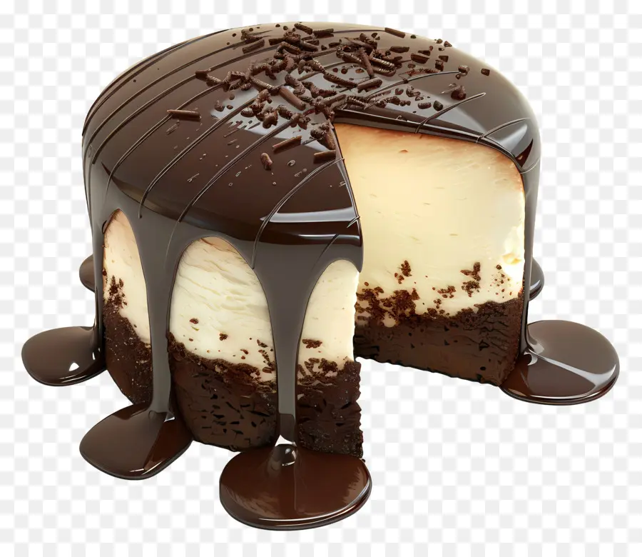 Kue Lava Cheesecake，Kue Cokelat PNG