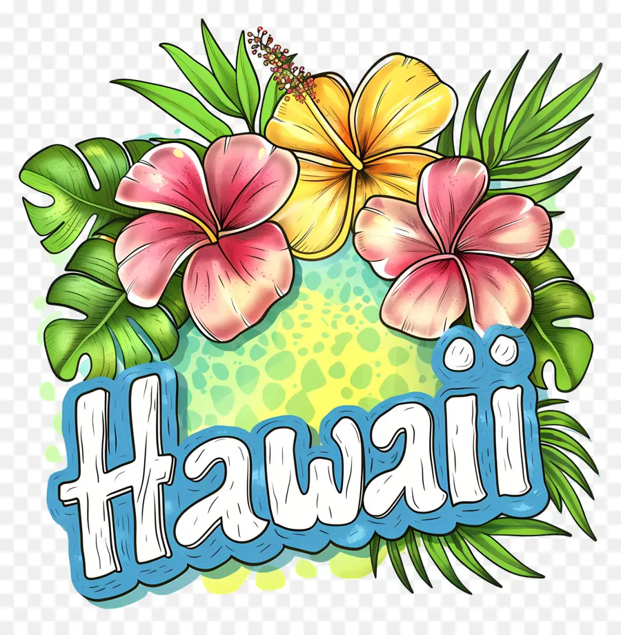 Hawaii，Bunga Hawaii PNG