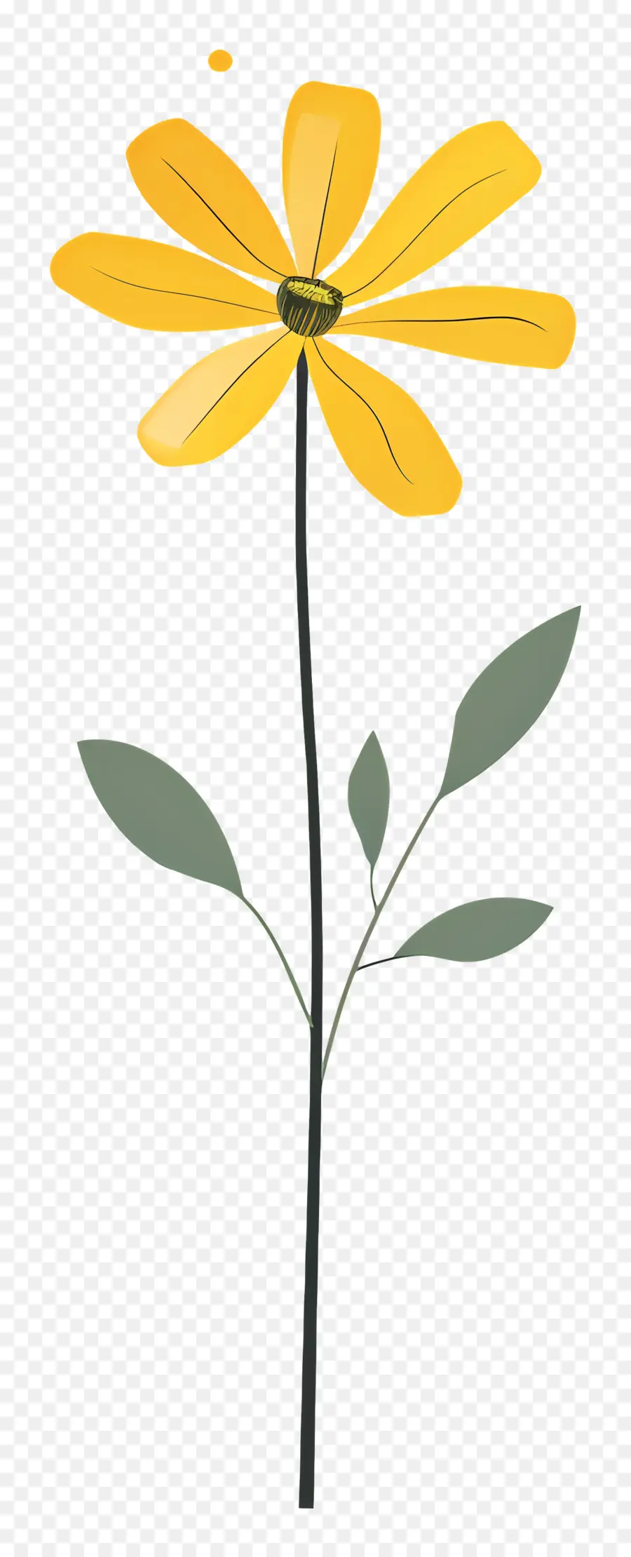 Daisy Kuning，Bunga Kuning PNG