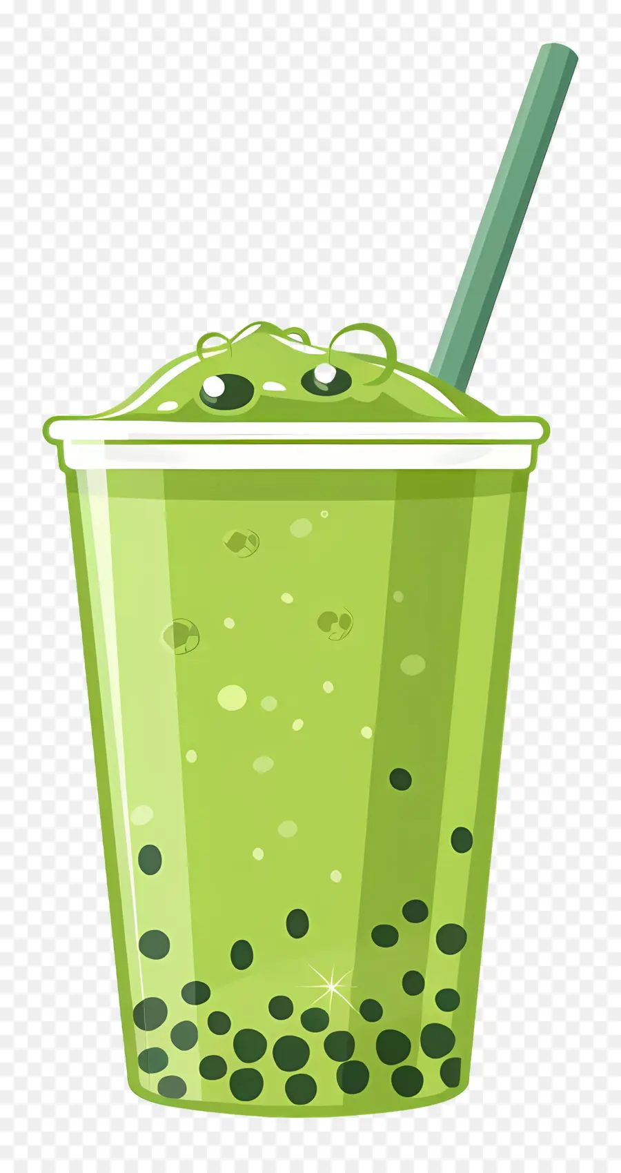 Teh Gelembung Matcha，Smoothie PNG