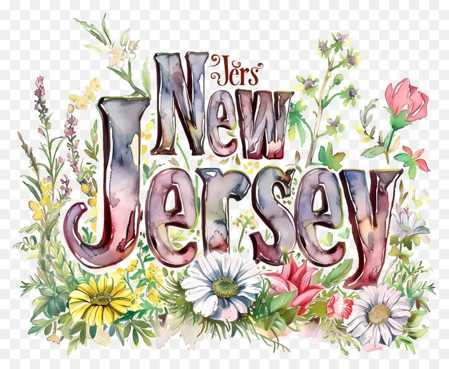 New Jersey，Vintage PNG