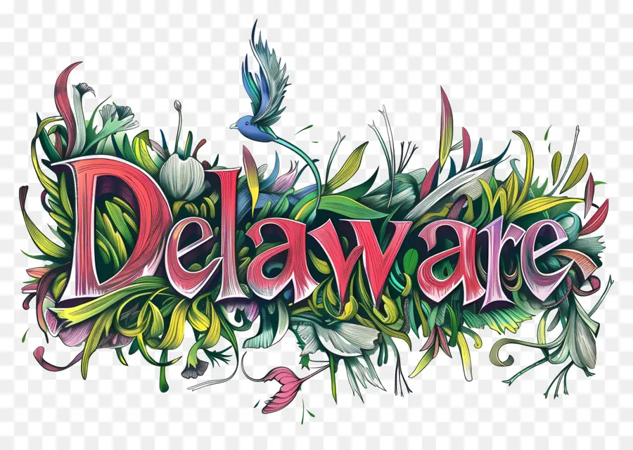 Delaware，Handpainted PNG