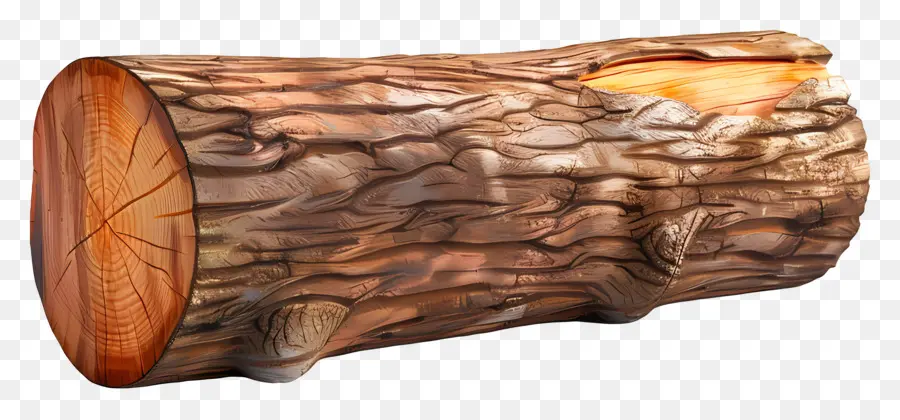 Kayu Log，Patung Kayu PNG