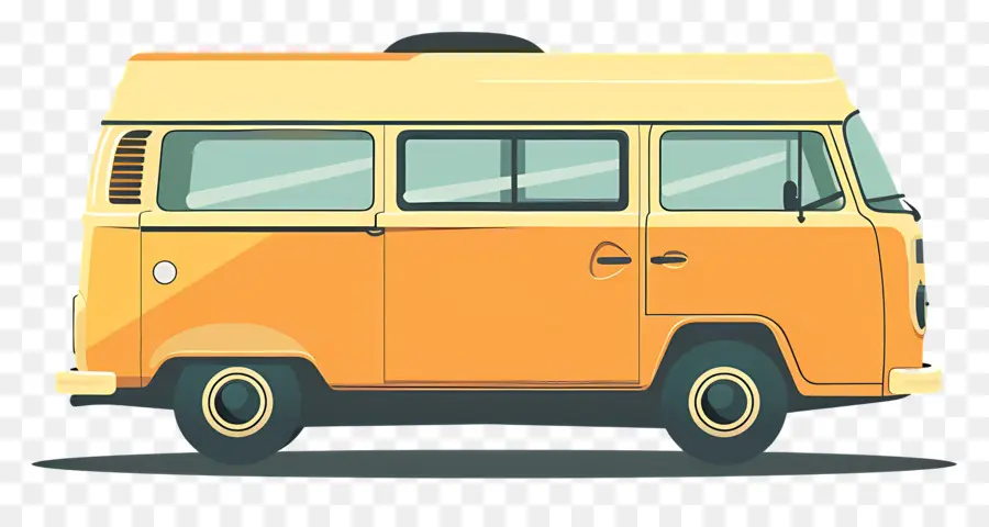 Bus，Oranye Mobil PNG