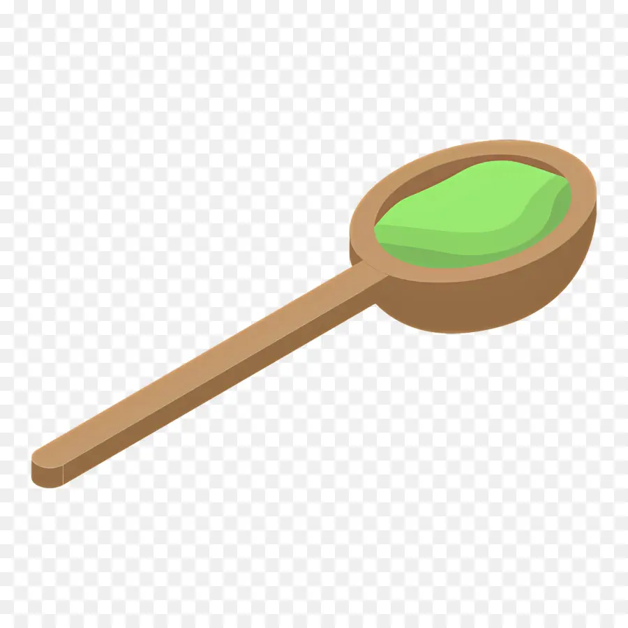 Matcha，Sendok Kayu PNG