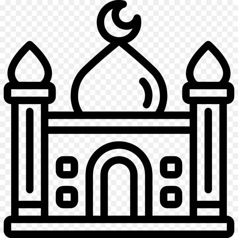 Masjid，Desain Minimalis PNG