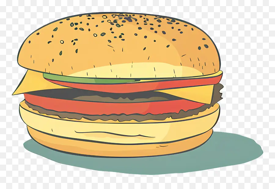 Hamburger，Burgernya PNG