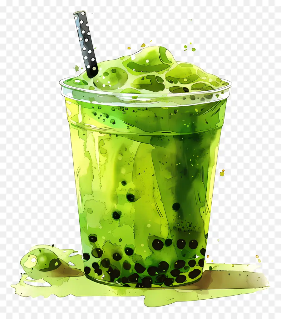 Teh Gelembung Matcha，Teh Gelembung PNG