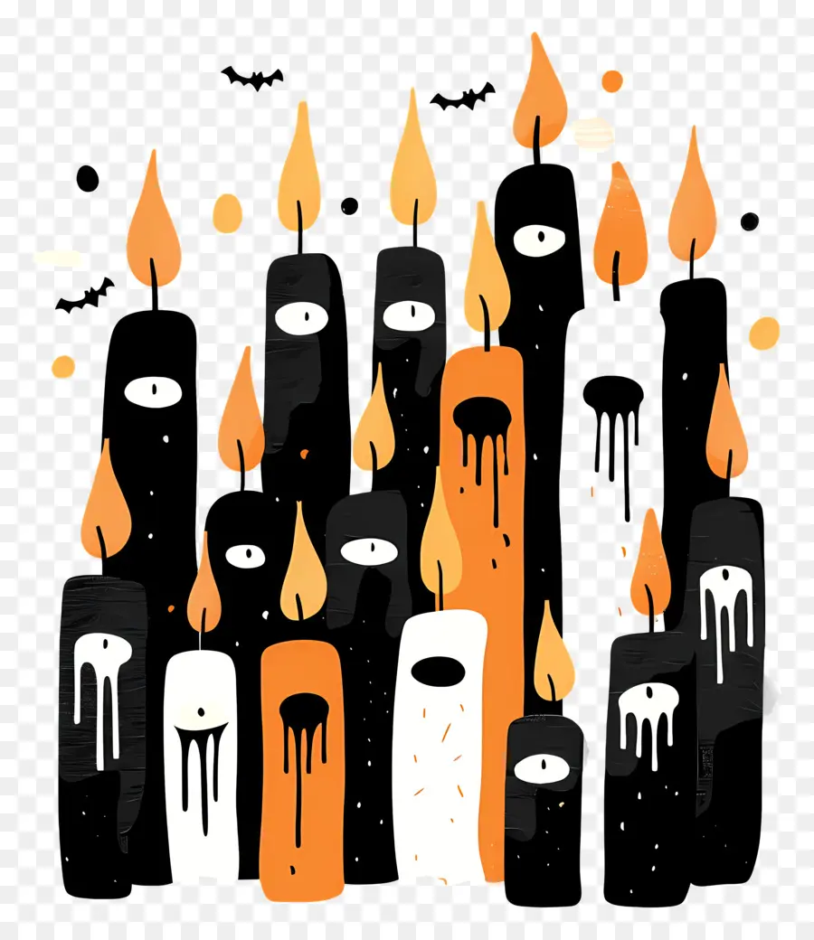 Halloween Lilin，Lilin PNG