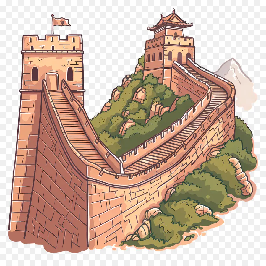 Tembok Besar China，Dinding Batu PNG
