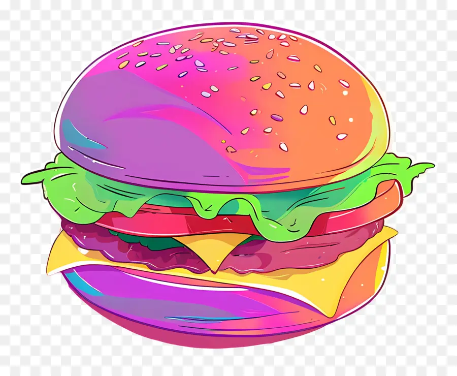 Hamburger，Topping PNG