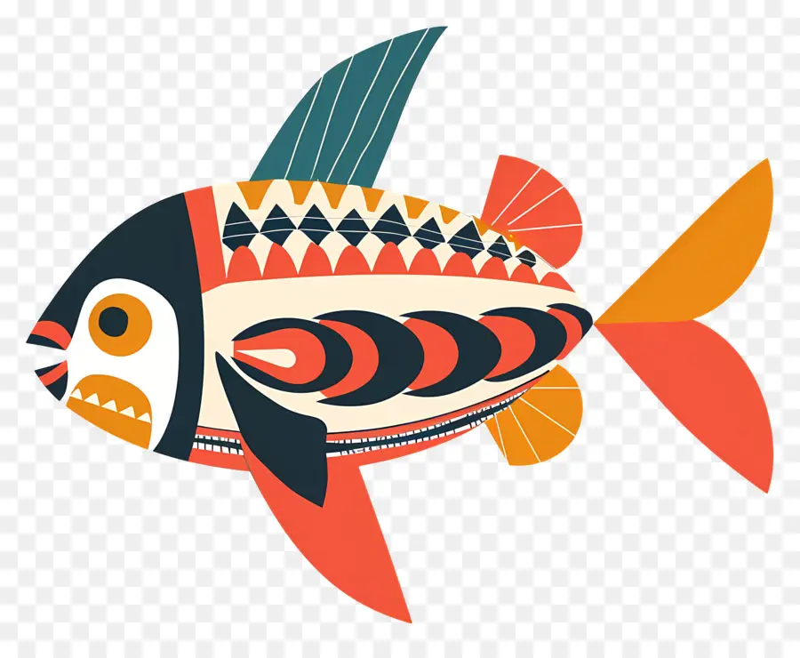 Ikan，Geometris PNG