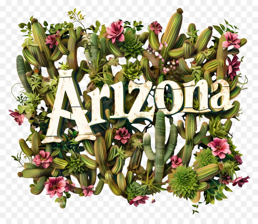 Arizona，Seni Dinding Vintage PNG