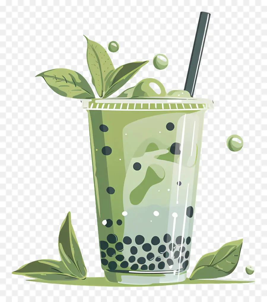 Teh Gelembung Matcha，Teh Gelembung PNG