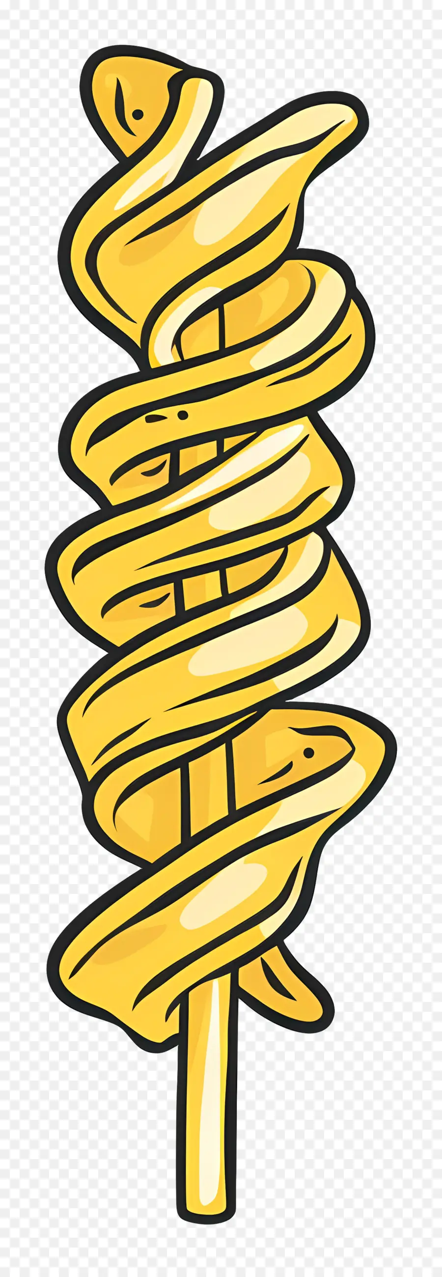 Pasta，Spiral Emas PNG