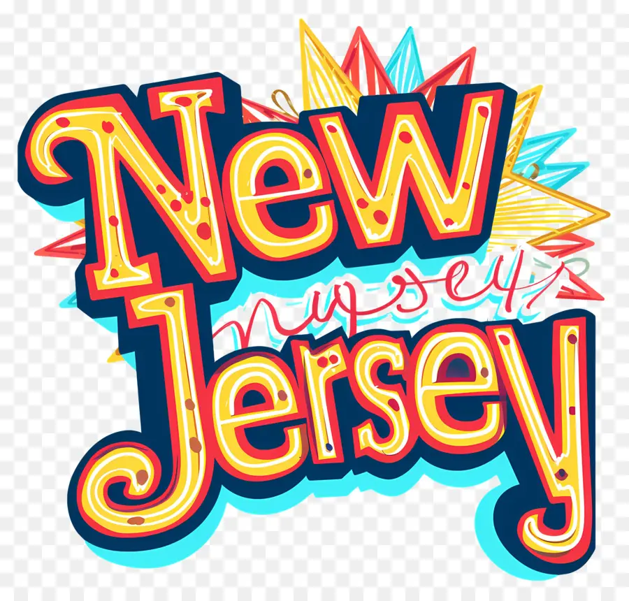 New Jersey，Vintage PNG