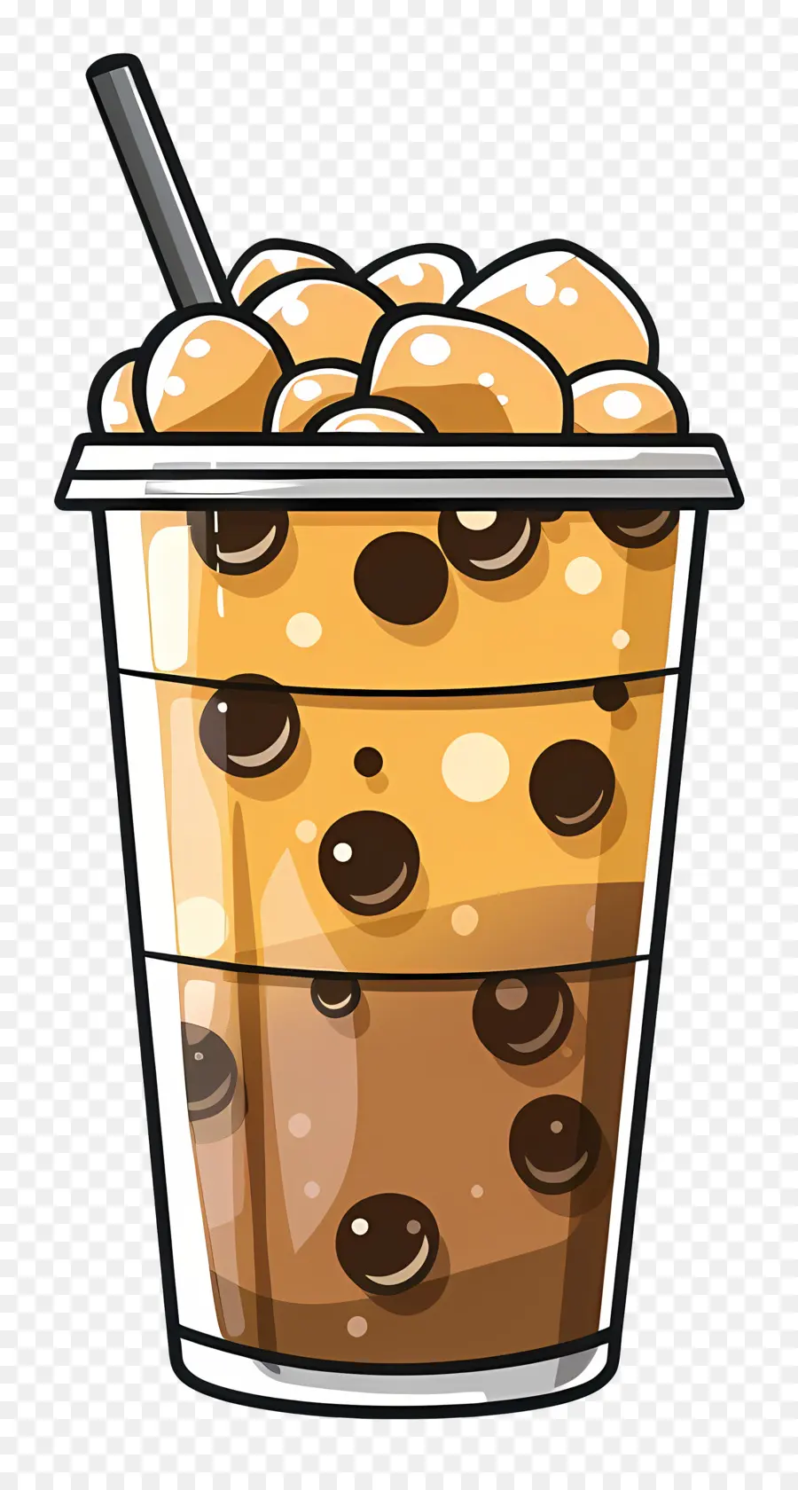 Teh Gelembung Kopi，Es Krim Chocolate Chip PNG