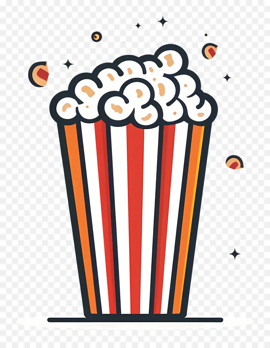 Popcorn，Camilan PNG