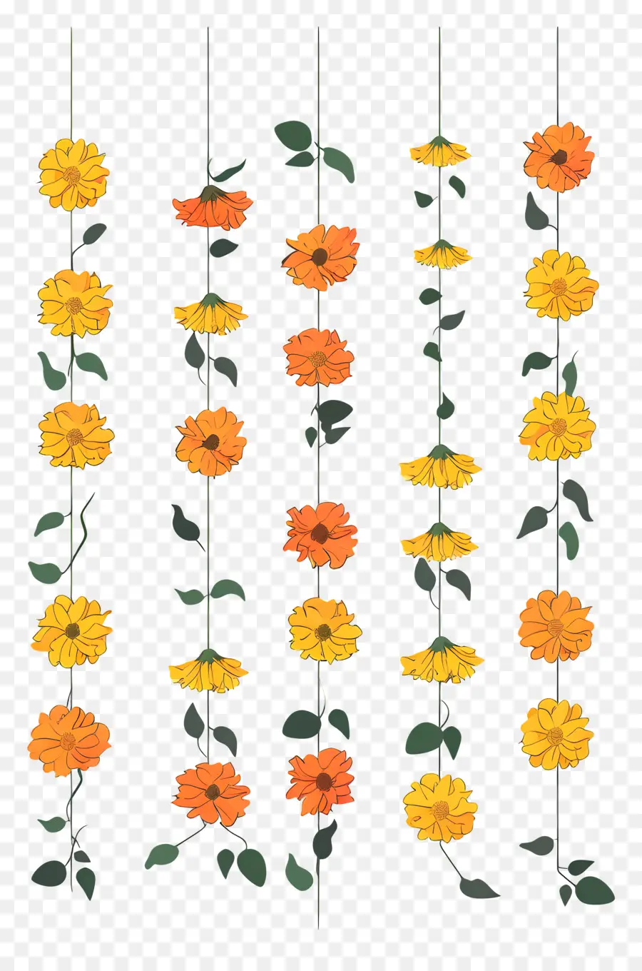 Karangan Bunga Marigold Pernikahan，Karangan Bunga Marigold PNG