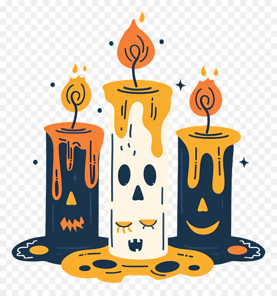 Halloween Lilin，Halloween PNG