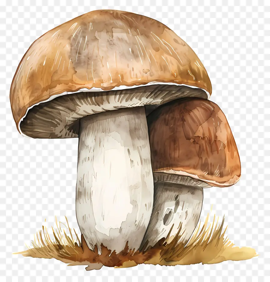 Jamur Boletus，Lukisan Jamur PNG