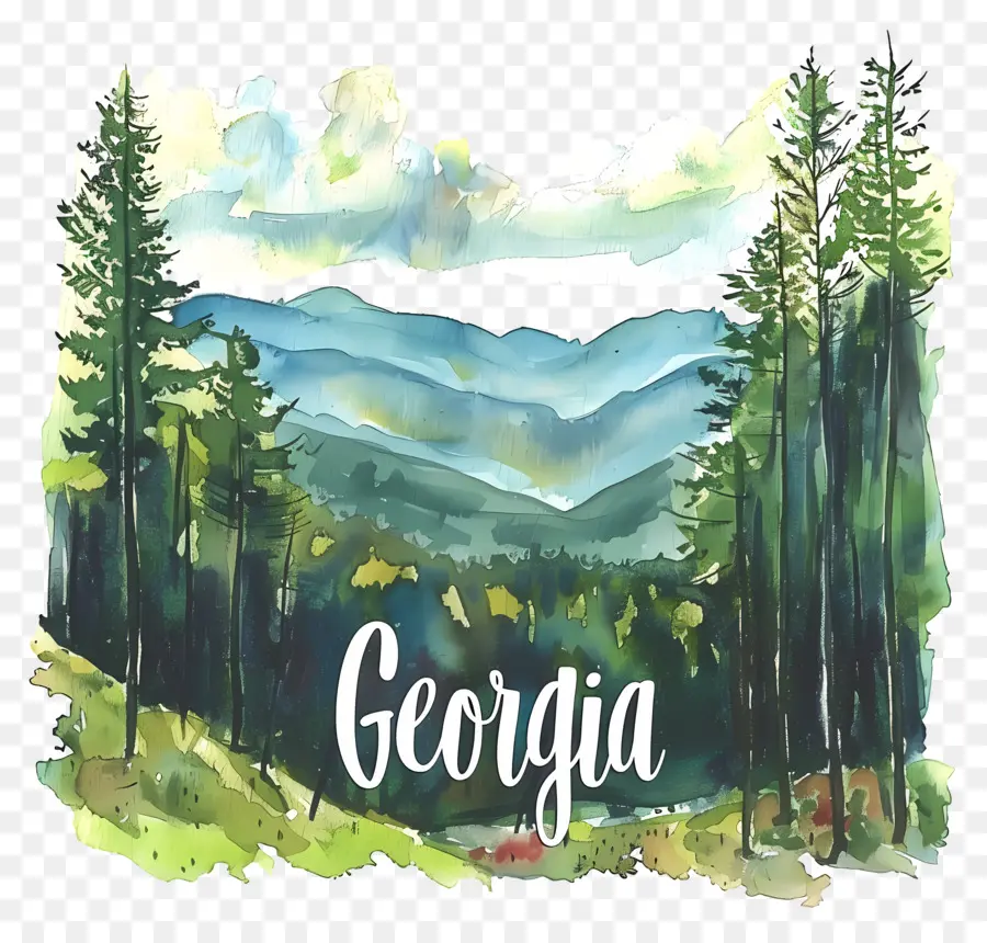 Georgia，Great Smoky Mountains PNG