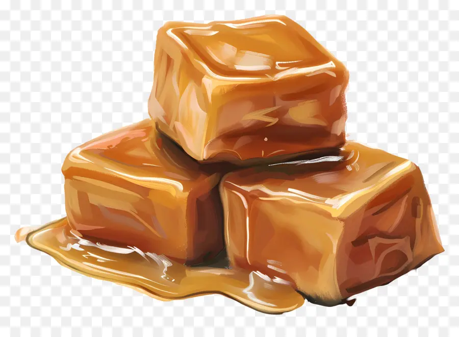 Karamel Asin，Cokelat Fudge PNG