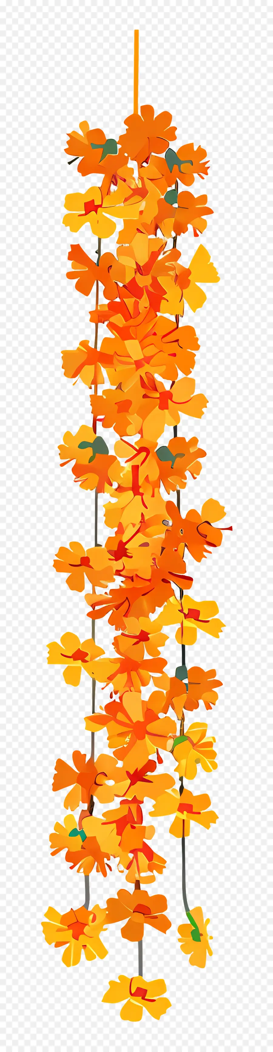 Pernikahan Marigold Garland，Matahari Terbenam PNG