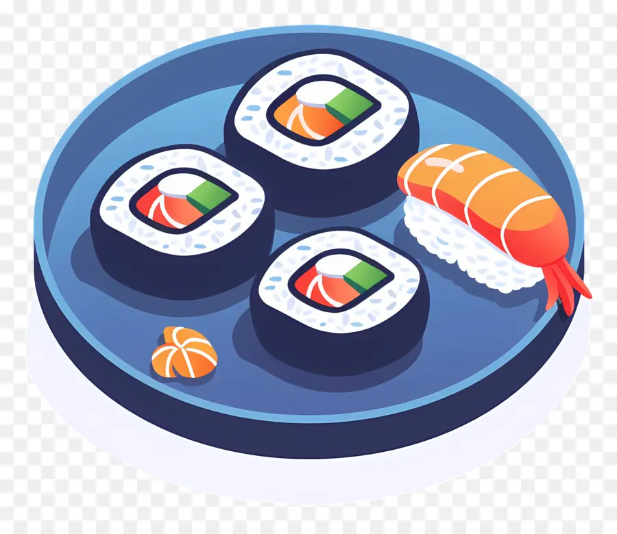 Sushi，Sushi Gulung PNG