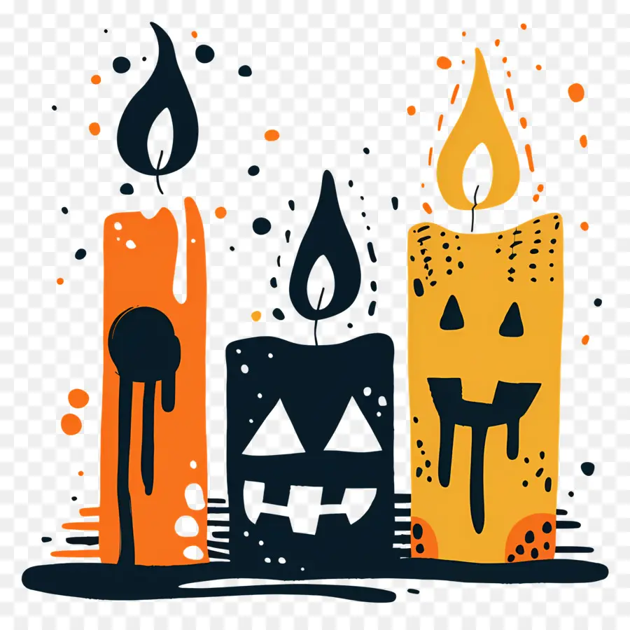 Halloween Lilin，Halloween PNG