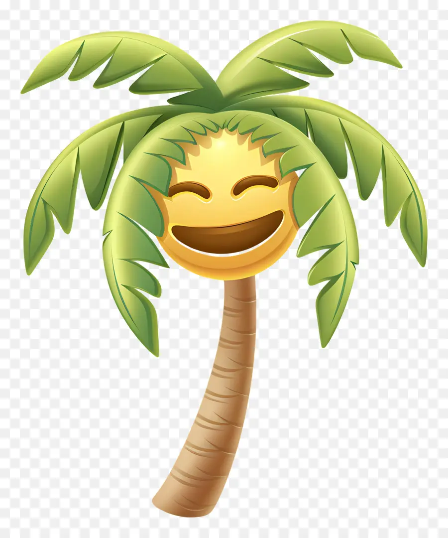 EMOJI，Pohon Kelapa PNG