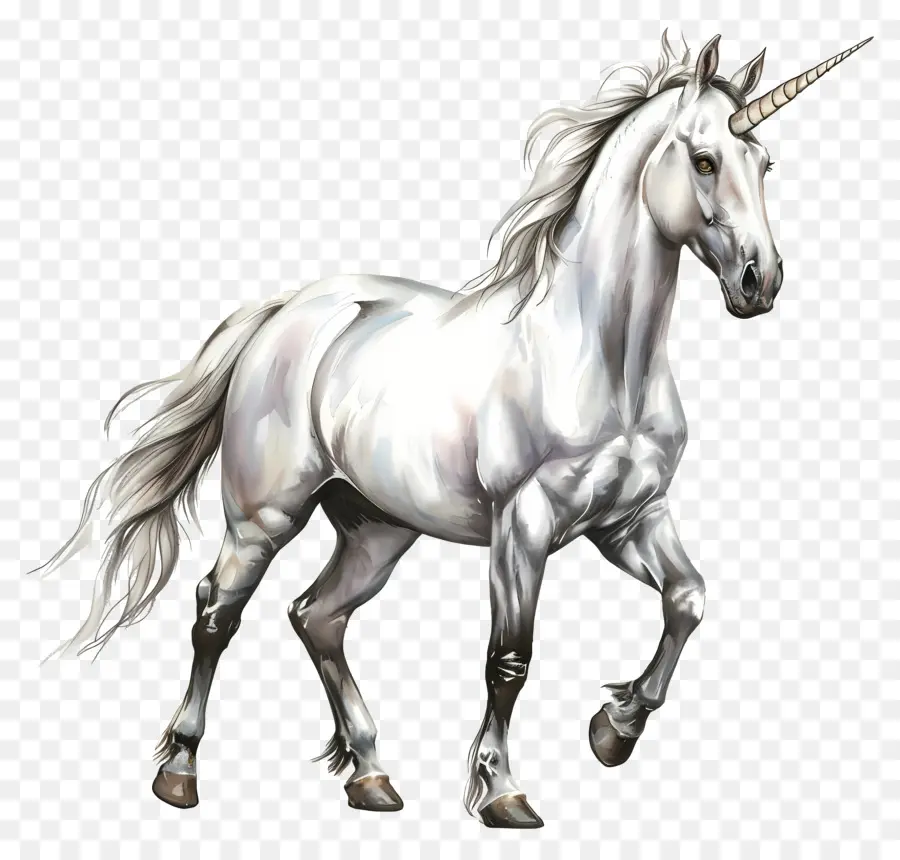 Unicorn，Unicorn Putih PNG