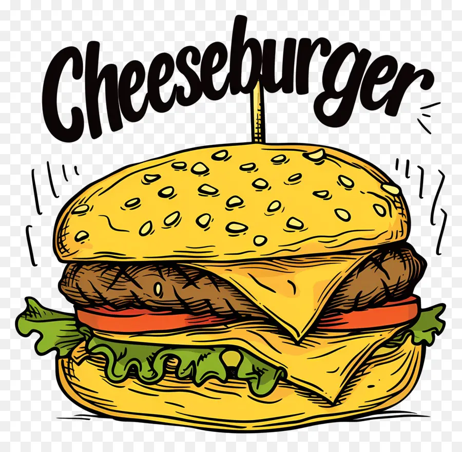 Hari Cheeseburger，Hamburger PNG