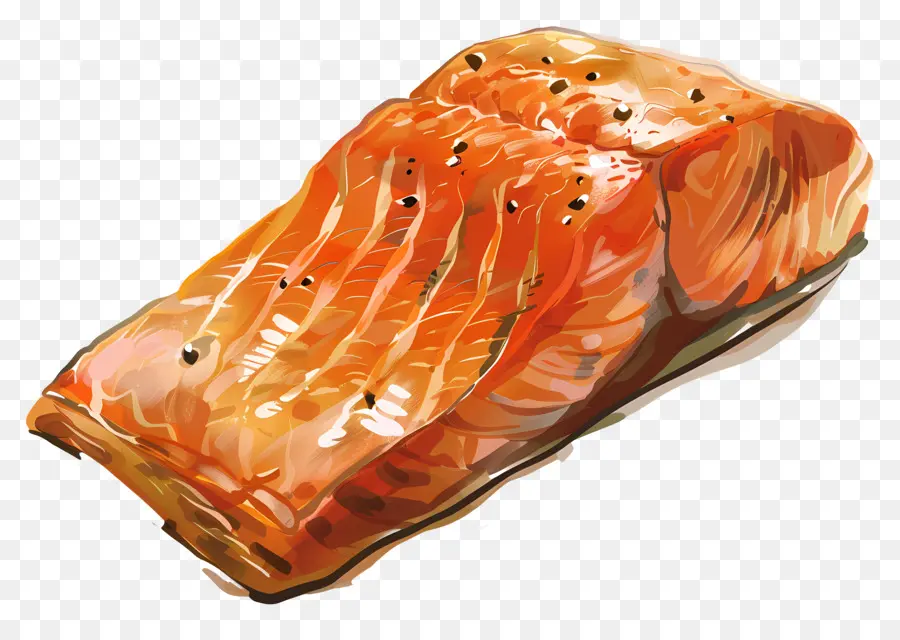 Salmon Yang Dimasak，Salmon PNG