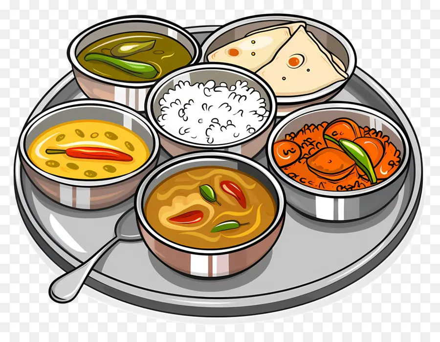 Thali India，Thali PNG