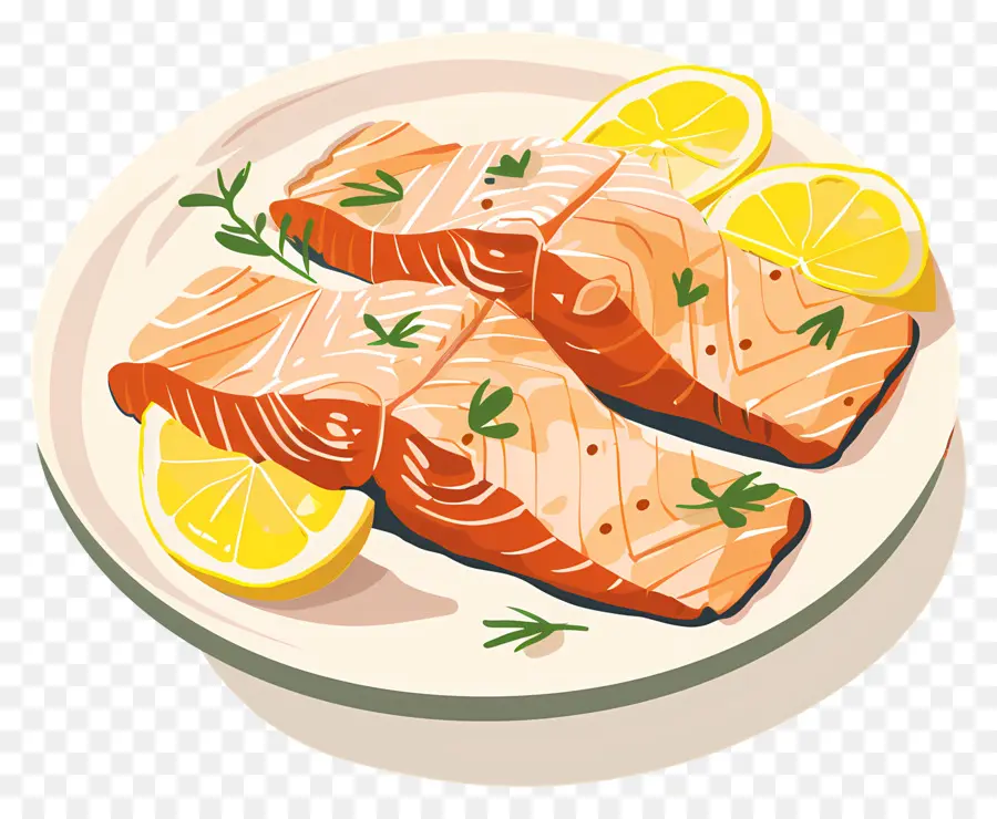 Salmon Yang Dimasak，Salmon PNG