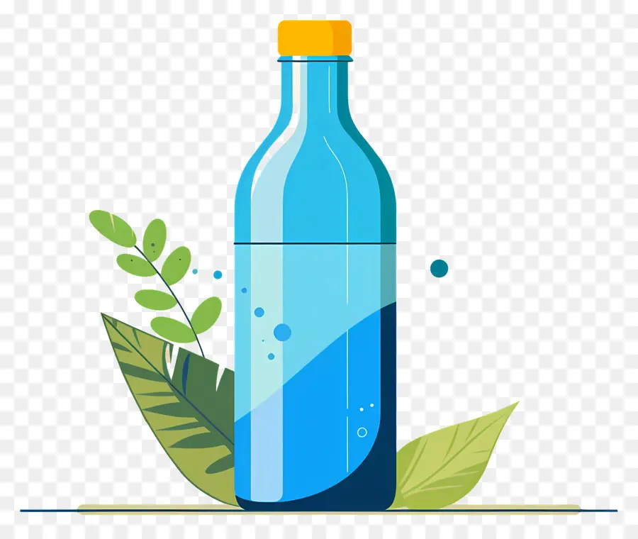 Botol Biru，Botol Air PNG