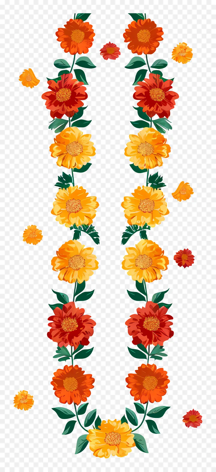 Karangan Bunga Marigold Pernikahan，Karangan Bunga PNG