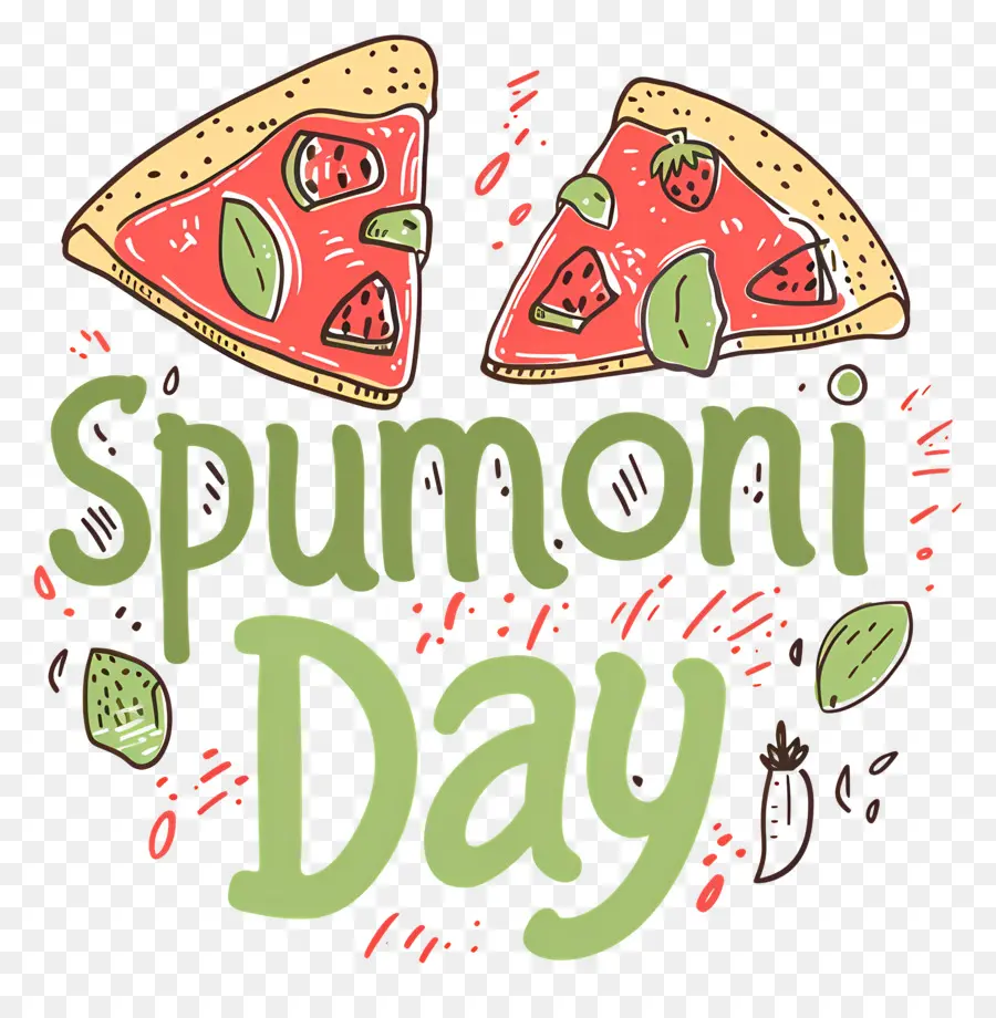 Spumoni Hari，Sepotong Pizza PNG