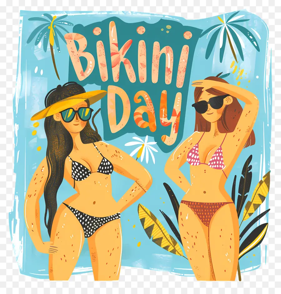 Hari Bikini，Wanita Dalam Pakaian Renang PNG
